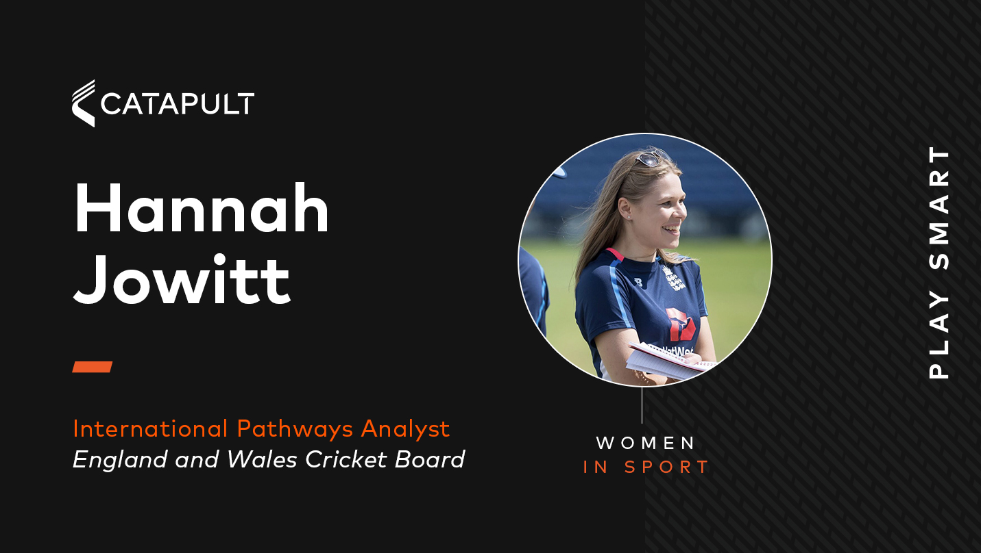 Women in Sport: Hannah Jowitt, International Pathways Analyst, ECB ...